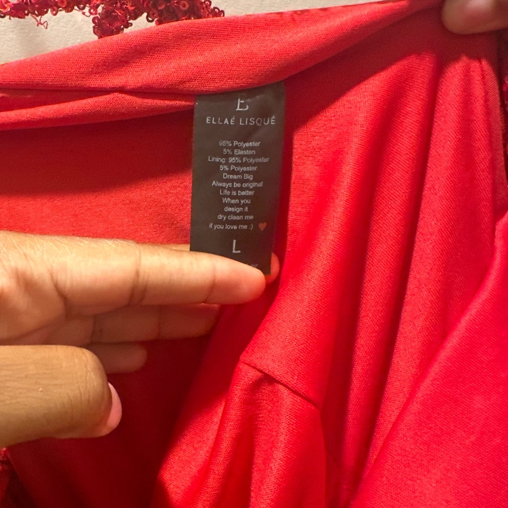 Ellaé Lisqué Red Dress